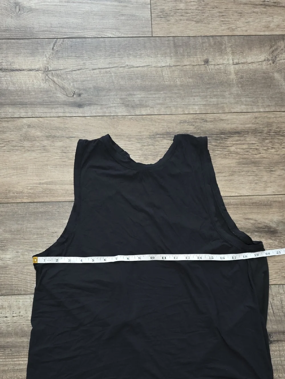 Lululemon Open Back Black Athletic Tank Top